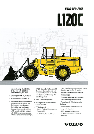 Kolové nakladače Volvo L120C