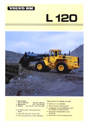 Kolové nakladače Volvo L 120