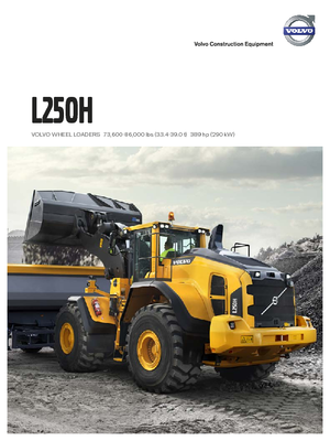 Kolové nakladače Volvo L250H