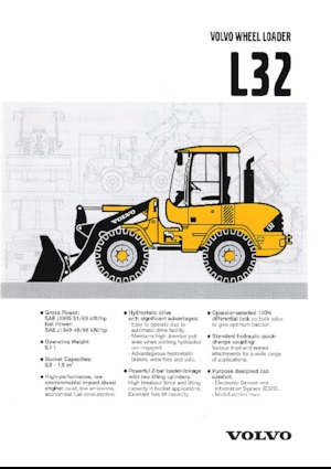 Kolové nakladače Volvo L 32