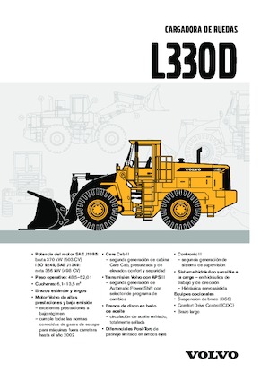 Kolové nakladače Volvo L 330 D-LB