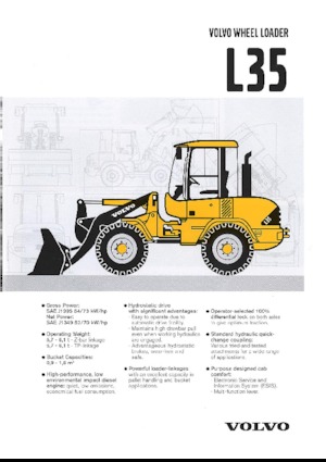 Kolové nakladače Volvo L 35