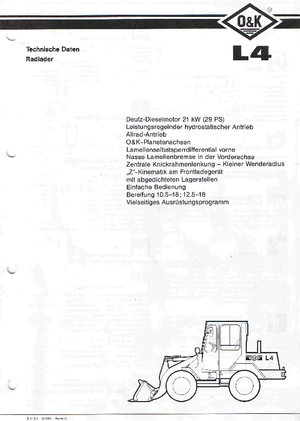 Kolové nakladače O&K L 4 C