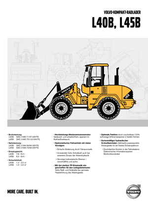 Kolové nakladače Volvo L40B TPS