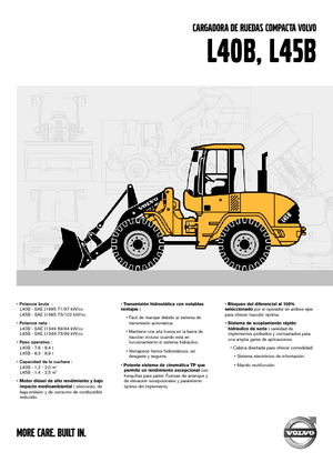 Kolové nakladače Volvo L40B TPS