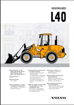 Kolové nakladače Volvo L 40