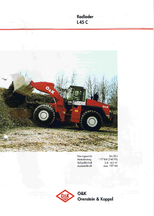 Kolové nakladače O&K L 45 C