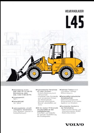 Kolové nakladače Volvo L 45