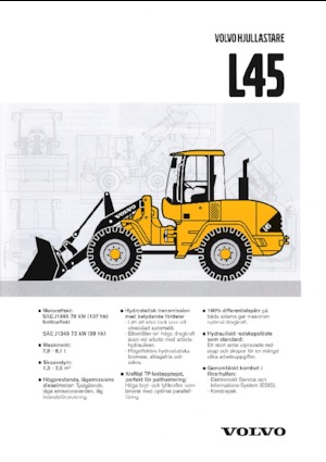 Kolové nakladače Volvo L 45