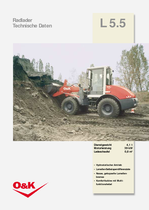 Kolové nakladače O&K L 5.5