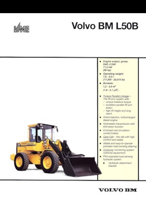 Kolové nakladače Volvo L 50 B