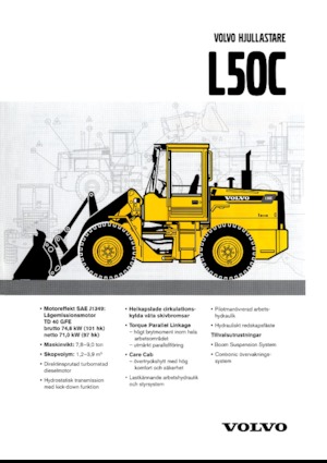 Kolové nakladače Volvo L 50 C