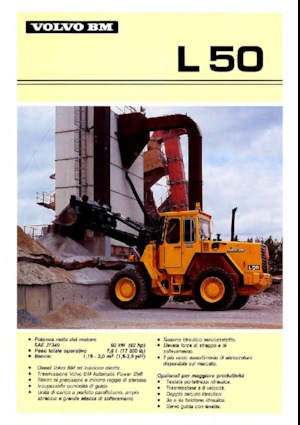 Kolové nakladače Volvo L 50