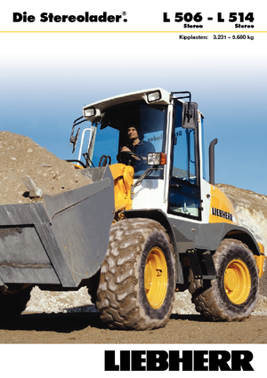 Kolové nakladače Liebherr L 508 Stereo