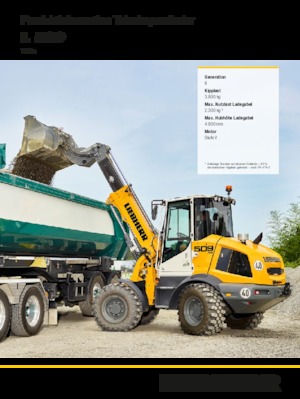 Kolové nakladače Liebherr L 509 Tele