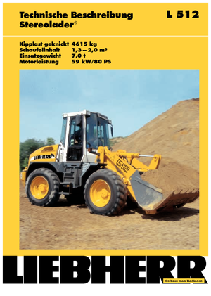 Kolové nakladače Liebherr L 512 P-Stereo