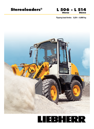 Kolové nakladače Liebherr L 506 Stereo