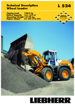 Kolové nakladače Liebherr L 524