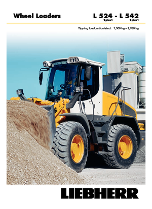 Kolové nakladače Liebherr L 524 P 2 plus 1