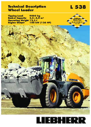 Kolové nakladače Liebherr L 538