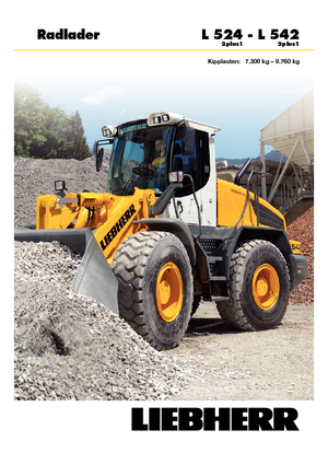 Kolové nakladače Liebherr L 524 P