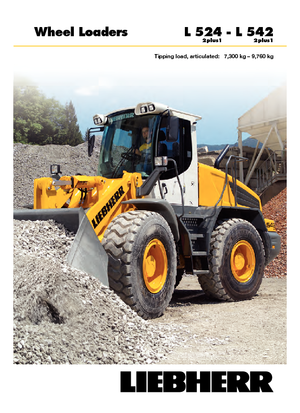 Kolové nakladače Liebherr L 524 P