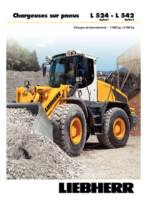 Kolové nakladače Liebherr L 524 P