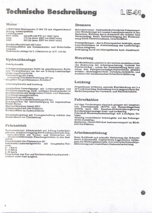 Kolové nakladače Liebherr L 541 B