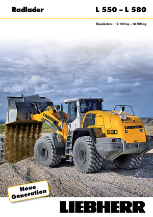 Kolové nakladače Liebherr L 550