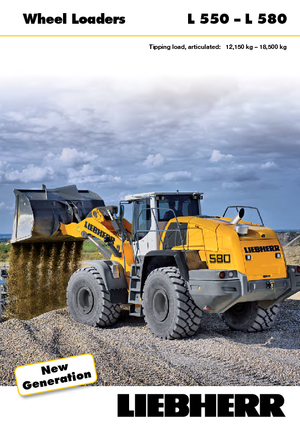 Kolové nakladače Liebherr L 550