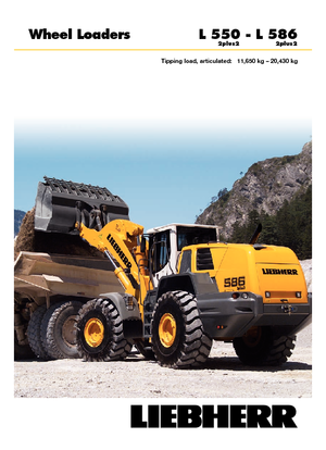 Kolové nakladače Liebherr L 566