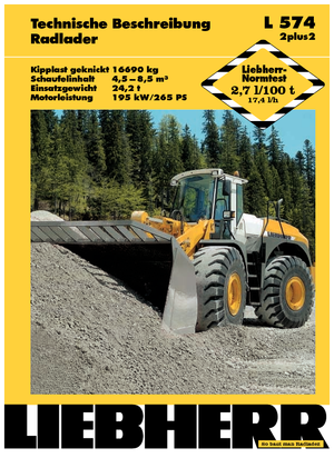 Kolové nakladače Liebherr L 574