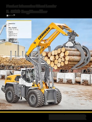 Kolové nakladače Liebherr L 580 LogHandler XPower