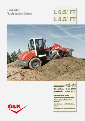 Kolové nakladače O&K L 8.5 FT
