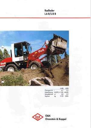 Kolové nakladače O&K L 8 B