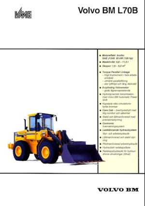 Kolové nakladače Volvo L 70 B