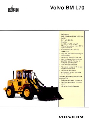 Kolové nakladače Volvo L 70