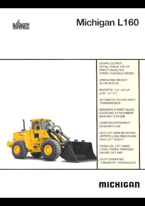 Kolové nakladače Michigan L160