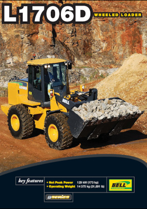 Kolové nakladače Bell L1706D