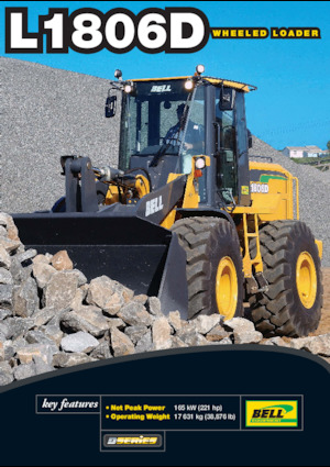 Kolové nakladače Bell L1806D
