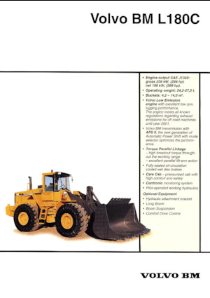 Kolové nakladače Volvo L180CH-L