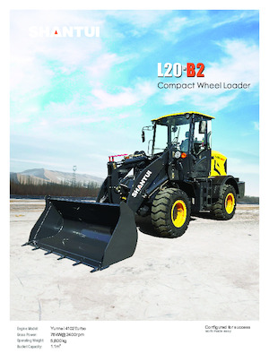 Kolové nakladače Shantui L20-B2 