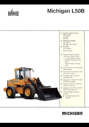 Kolové nakladače Michigan L50B
