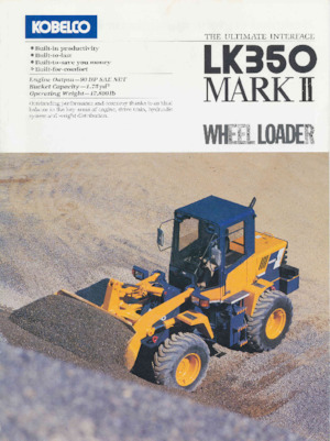 Kolové nakladače Kobelco LK350