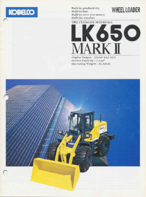 Kolové nakladače Kobelco LK650A