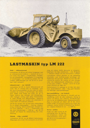 Kolové nakladače Volvo LM222