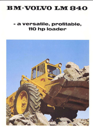 Kolové nakladače Volvo LM840