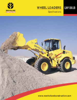 Kolové nakladače New Holland LW130 B