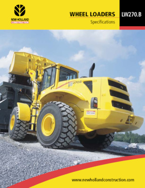 Kolové nakladače New Holland LW270 B