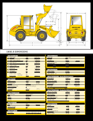 Kolové nakladače New Holland LW50 B
